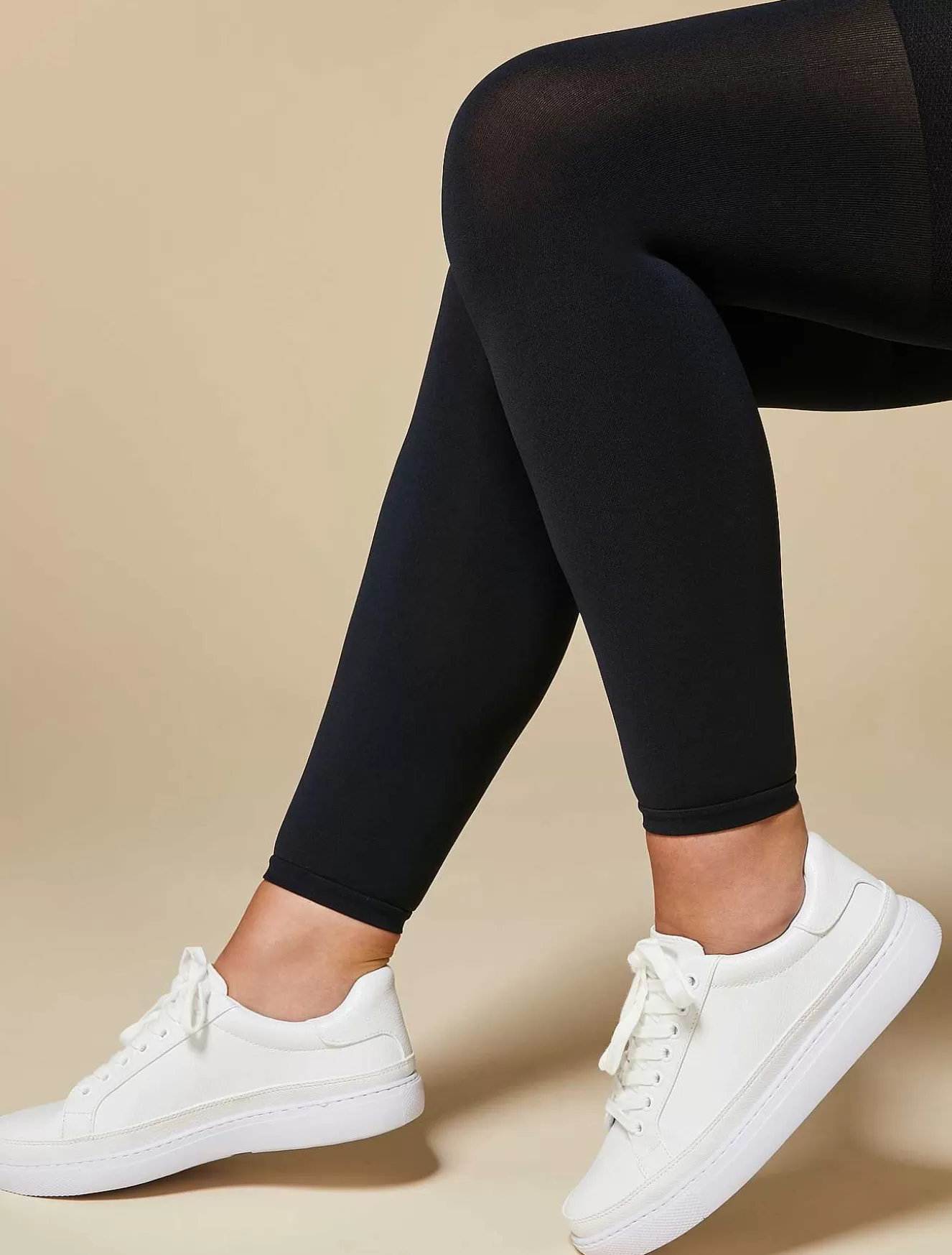 100 Denier Microfibre Leggings-Marina Rinaldi Online