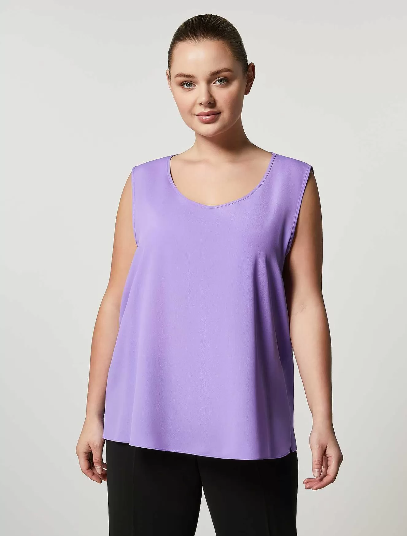 Acetate And Silk Blouse-Marina Rinaldi Cheap