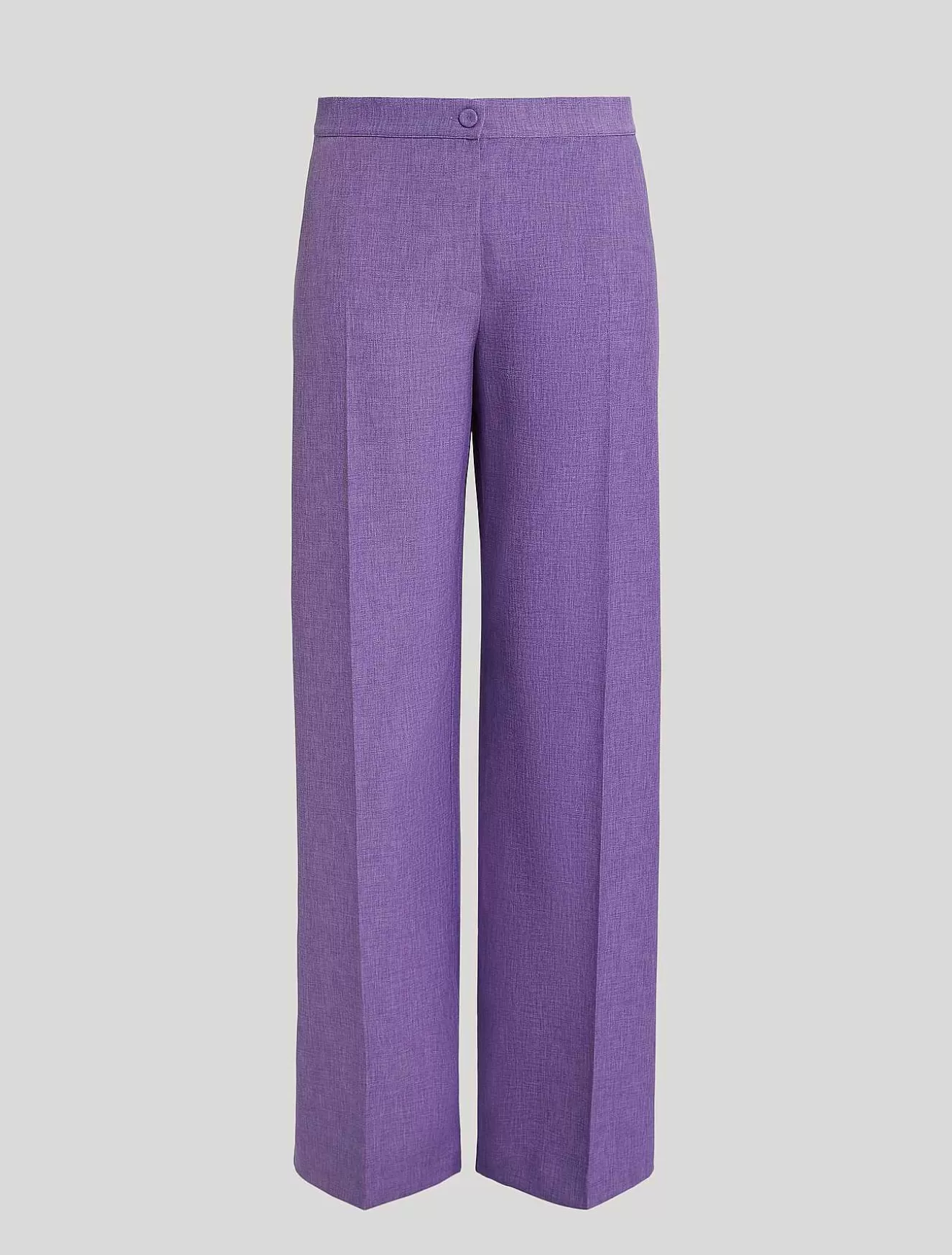 Basketweave-Look Palazzo Trousers-Marina Rinaldi Hot