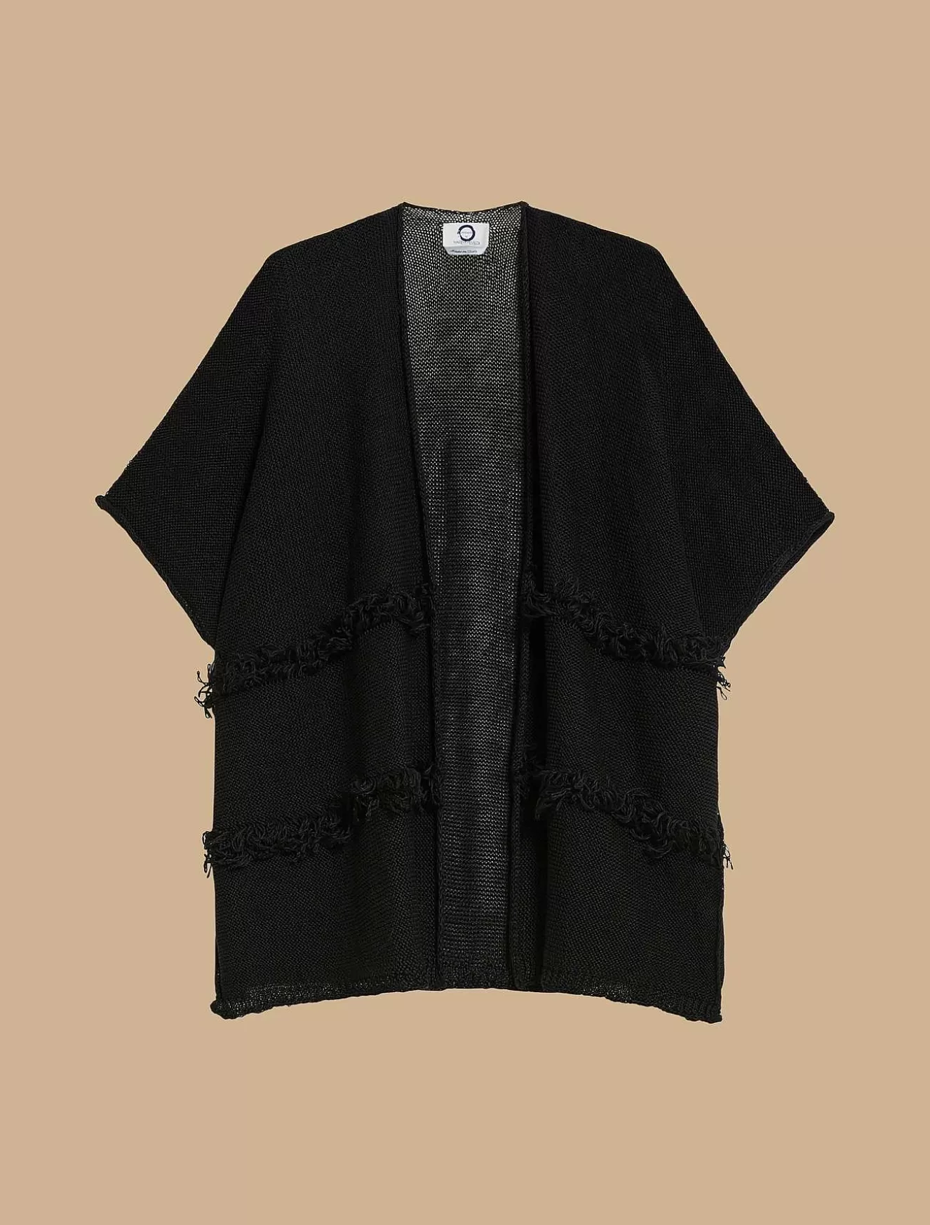 Cordonet Linen Cardigan-Marina Rinaldi Shop