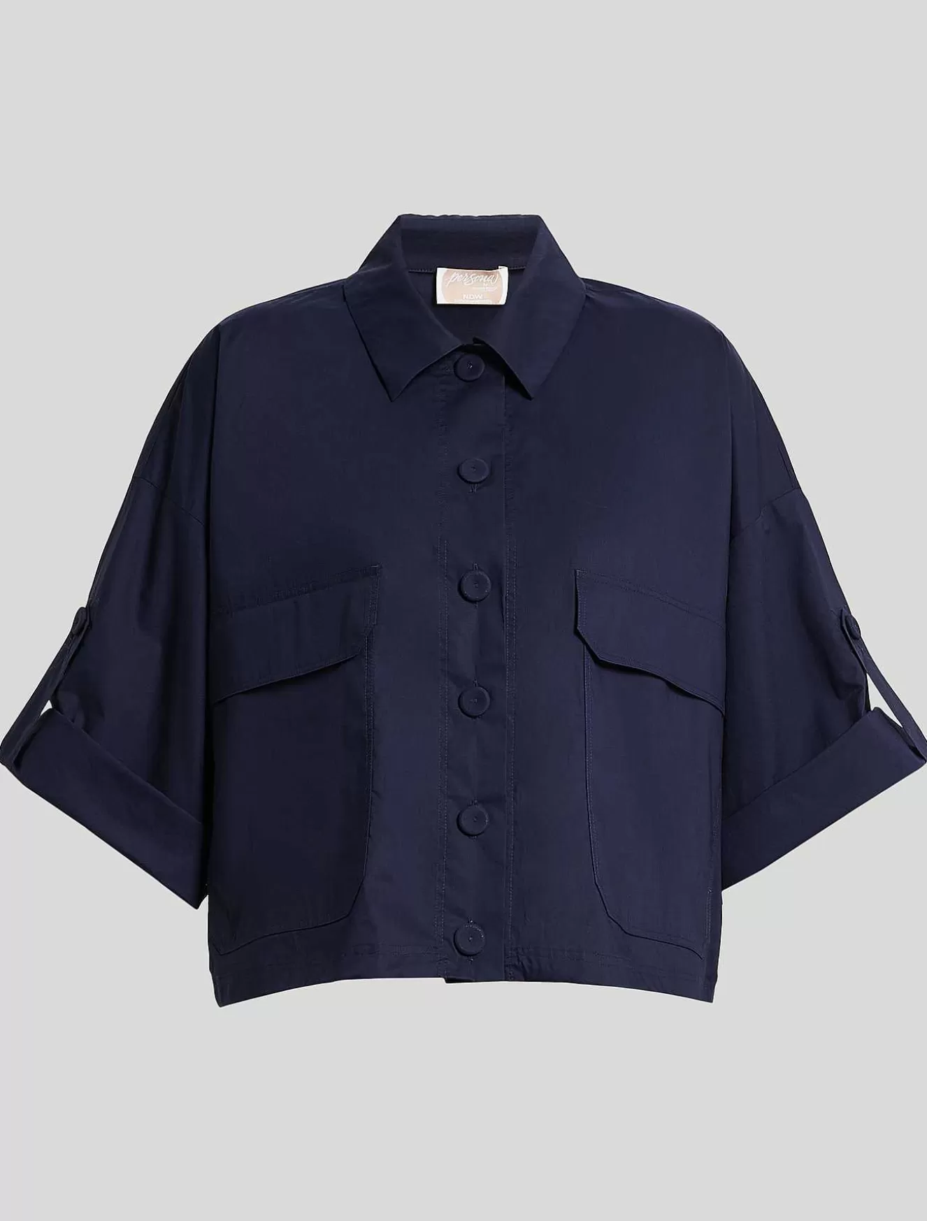 Cotton Poplin Jacket-Marina Rinaldi Cheap