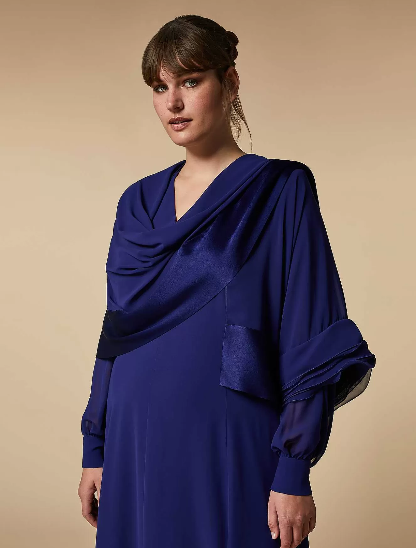 Crepe Georgette Stole-Marina Rinaldi Store