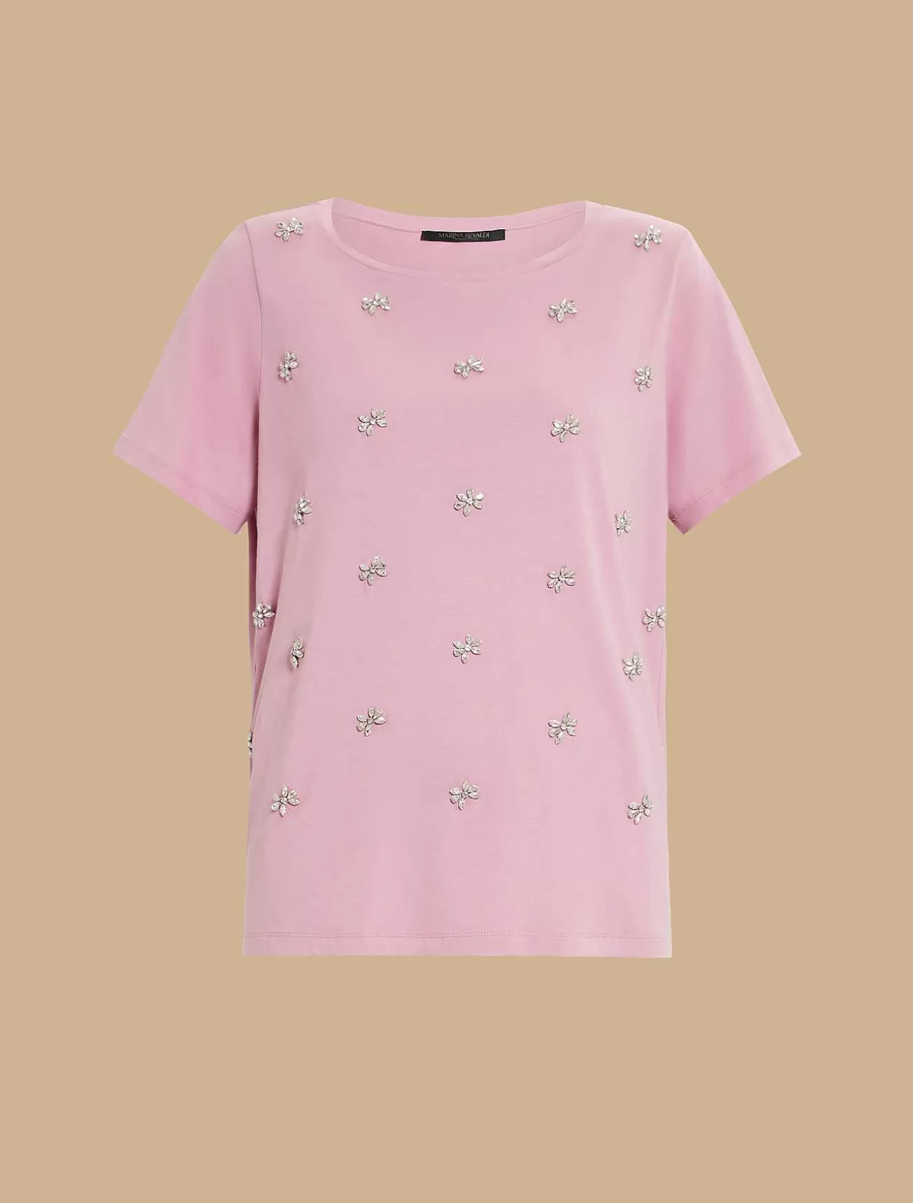 Embroidered T-Shirt-Marina Rinaldi Online