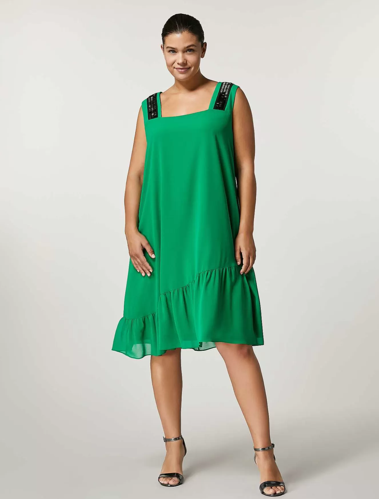 Georgette Dress-Marina Rinaldi Hot