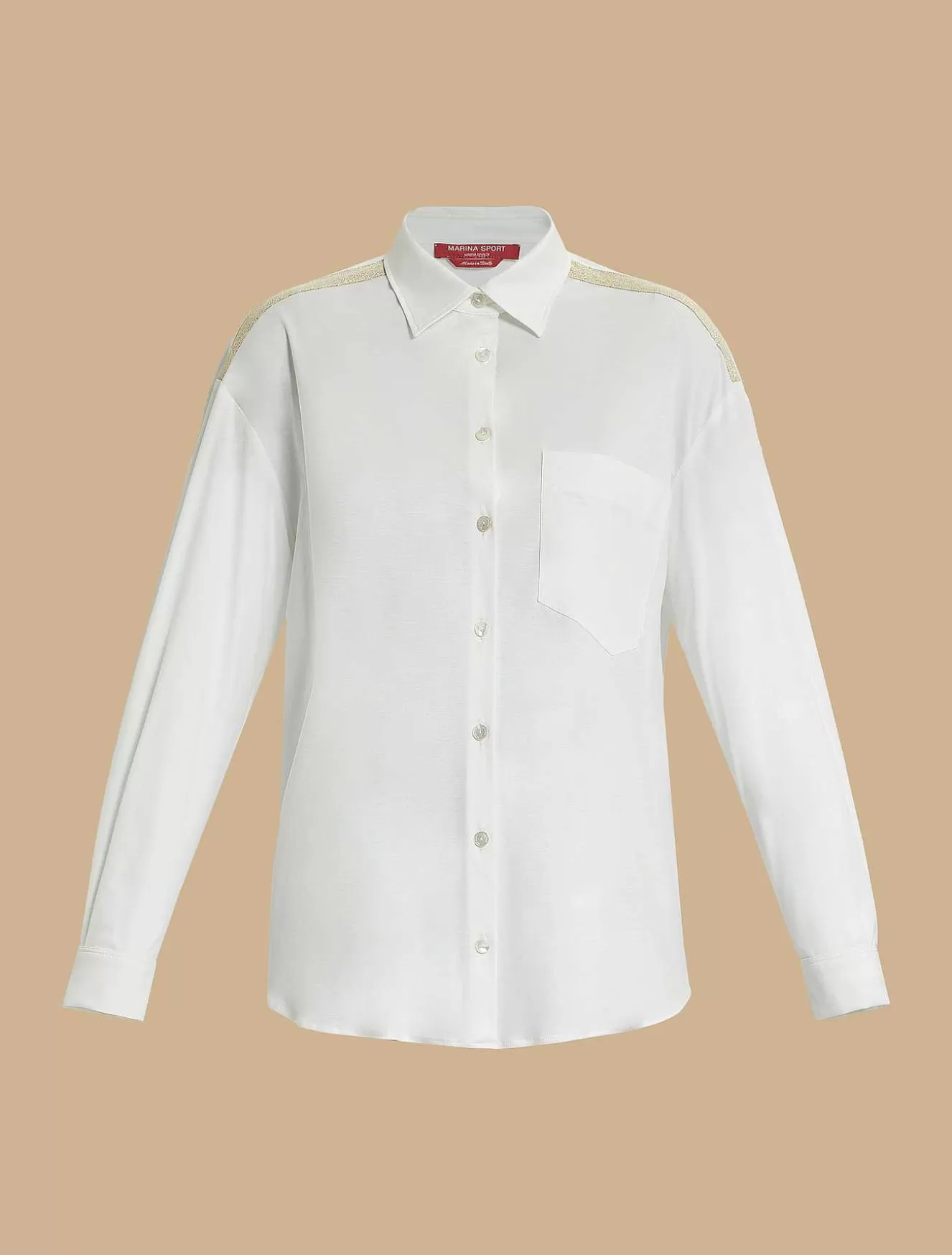 Interlock Jersey Shirt-Marina Rinaldi Outlet