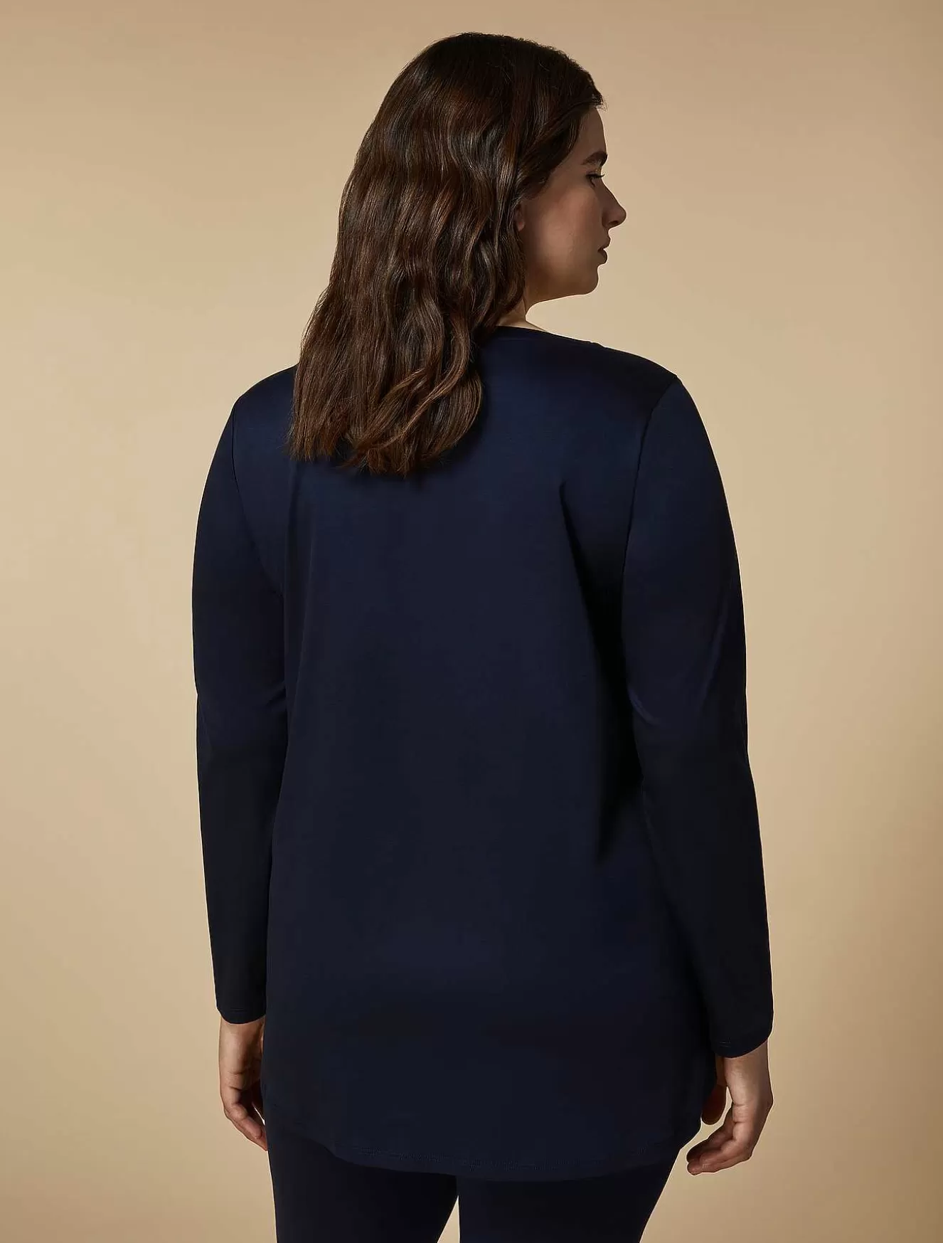 Interlock Jersey T-Shirt-Marina Rinaldi Sale