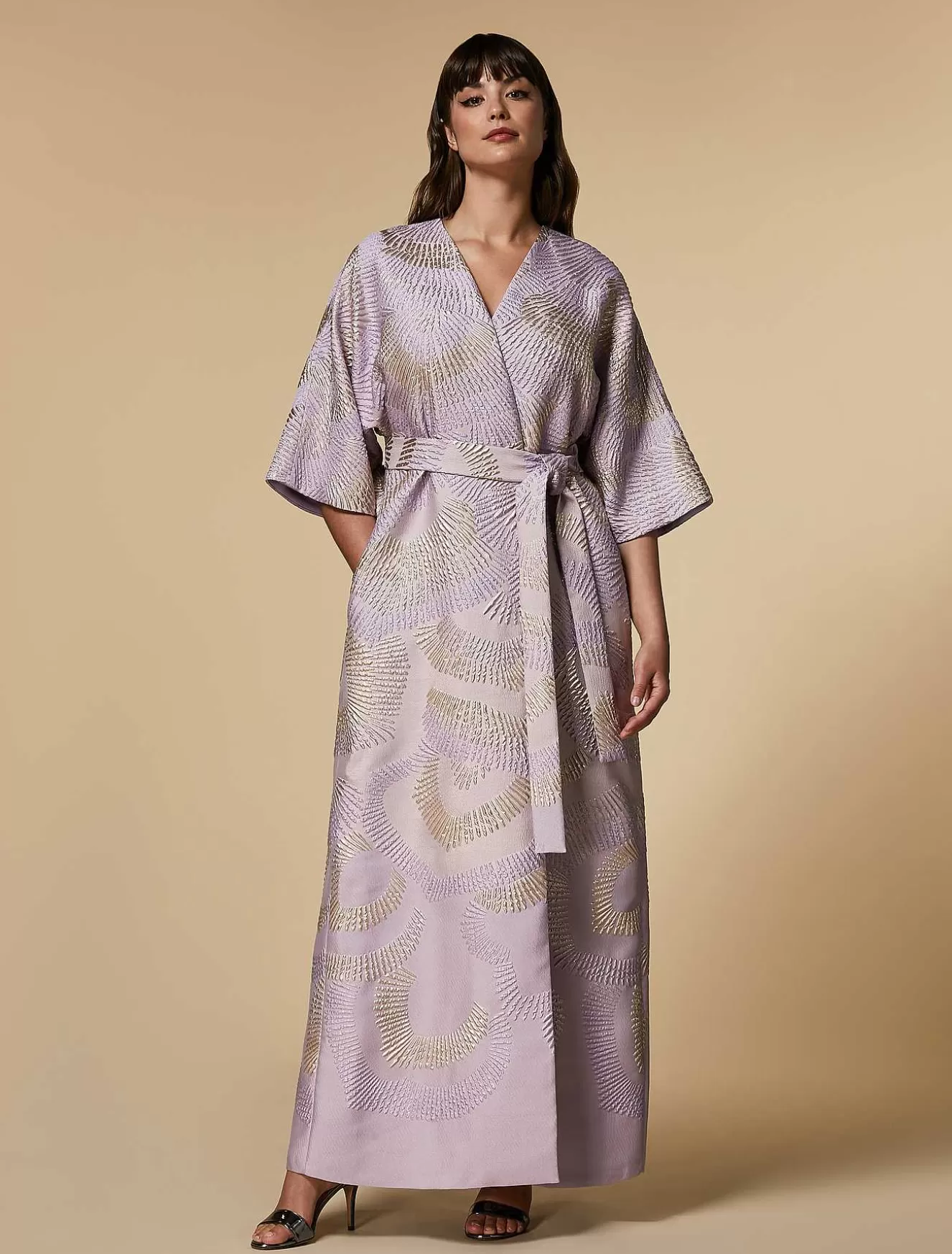 Jacquard Duster Coat-Marina Rinaldi Cheap
