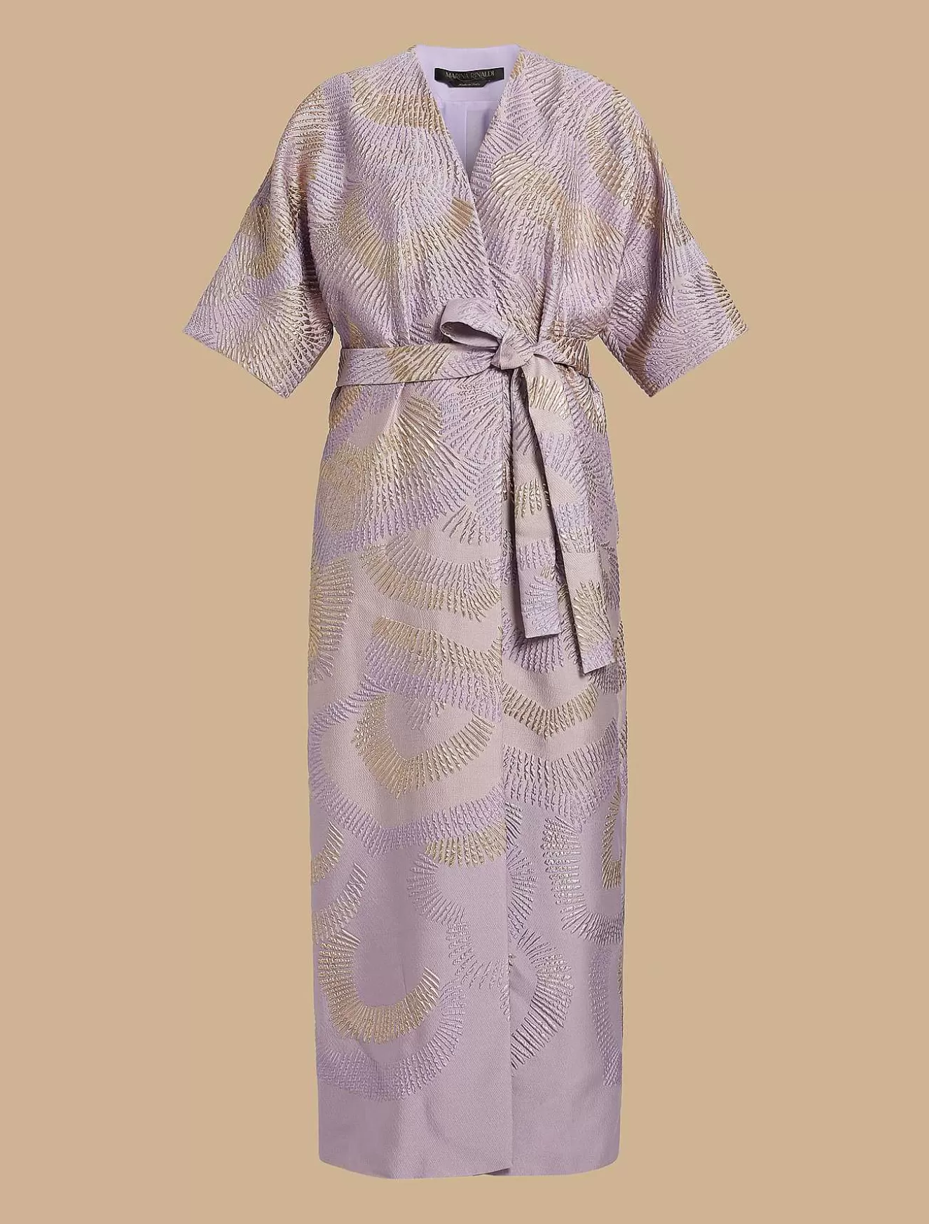Jacquard Duster Coat-Marina Rinaldi Cheap