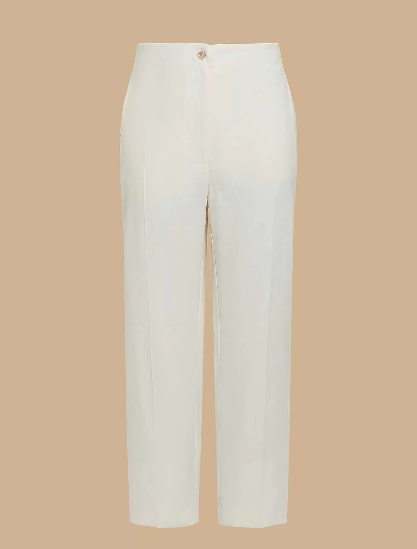 Linen And Cotton Trousers-Marina Rinaldi Shop