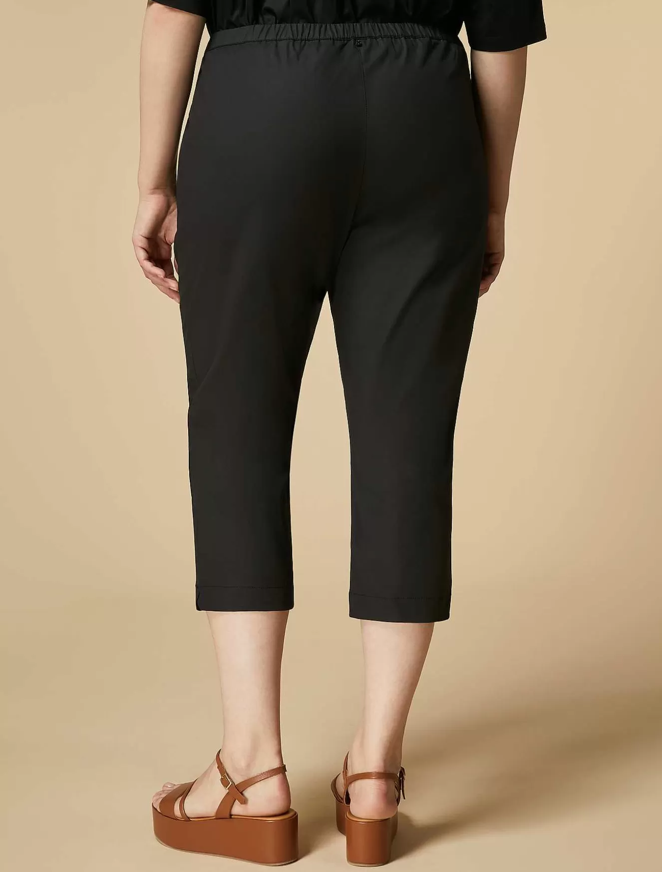 Organic Cotton Trousers-Marina Rinaldi Cheap