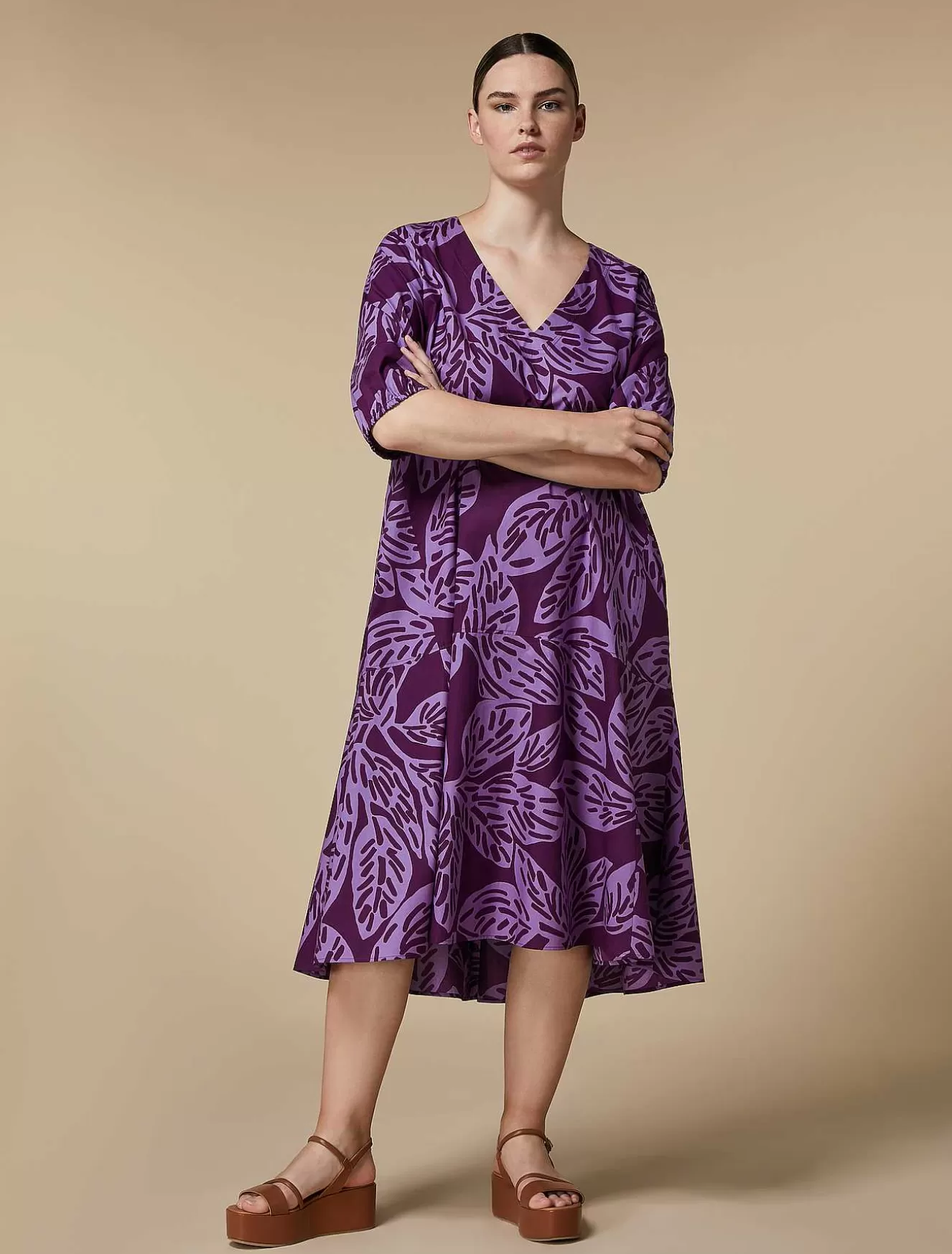 Poplin Dress-Marina Rinaldi Hot