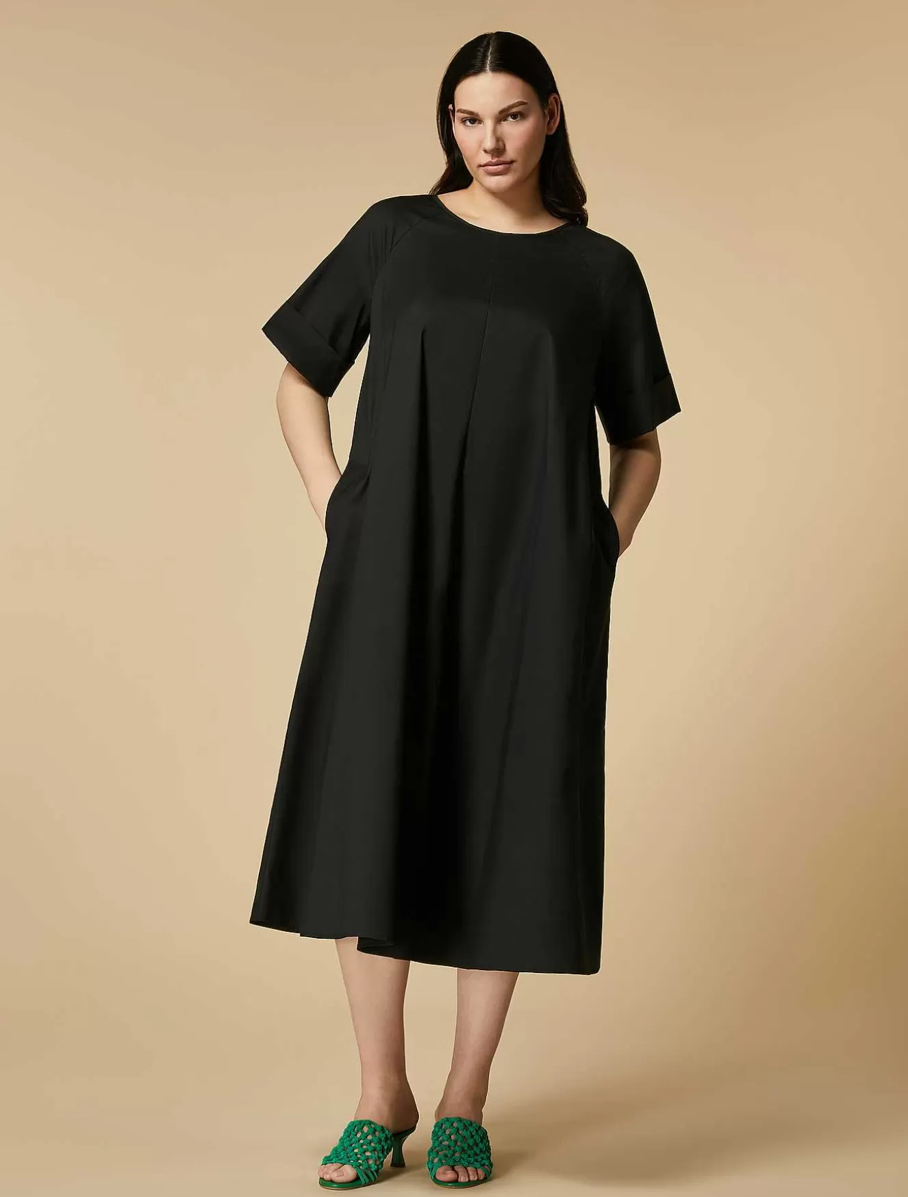 Poplin Dress-Marina Rinaldi Hot