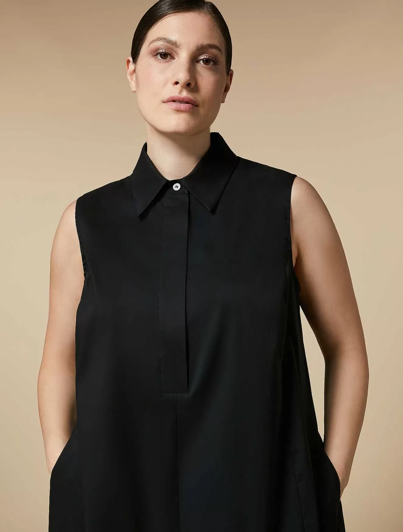 Poplin Dress-Marina Rinaldi Cheap
