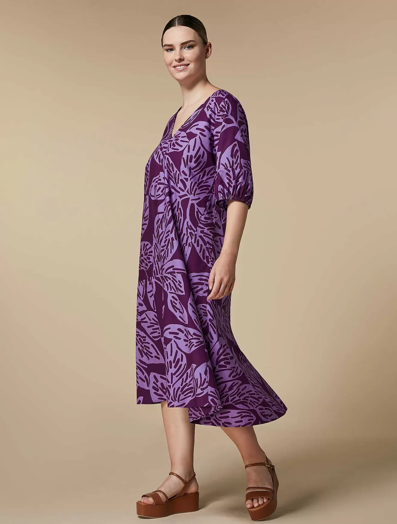 Poplin Dress-Marina Rinaldi Hot