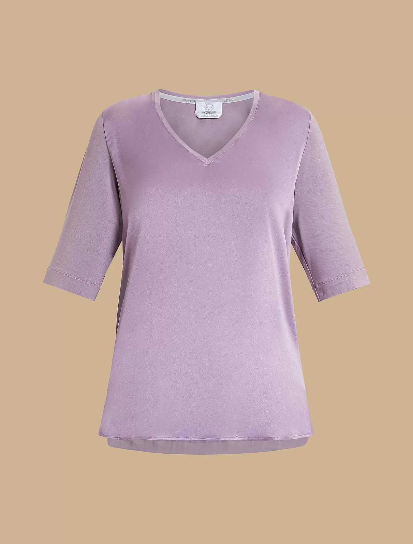 Silk And Jersey T-Shirt-Marina Rinaldi Store