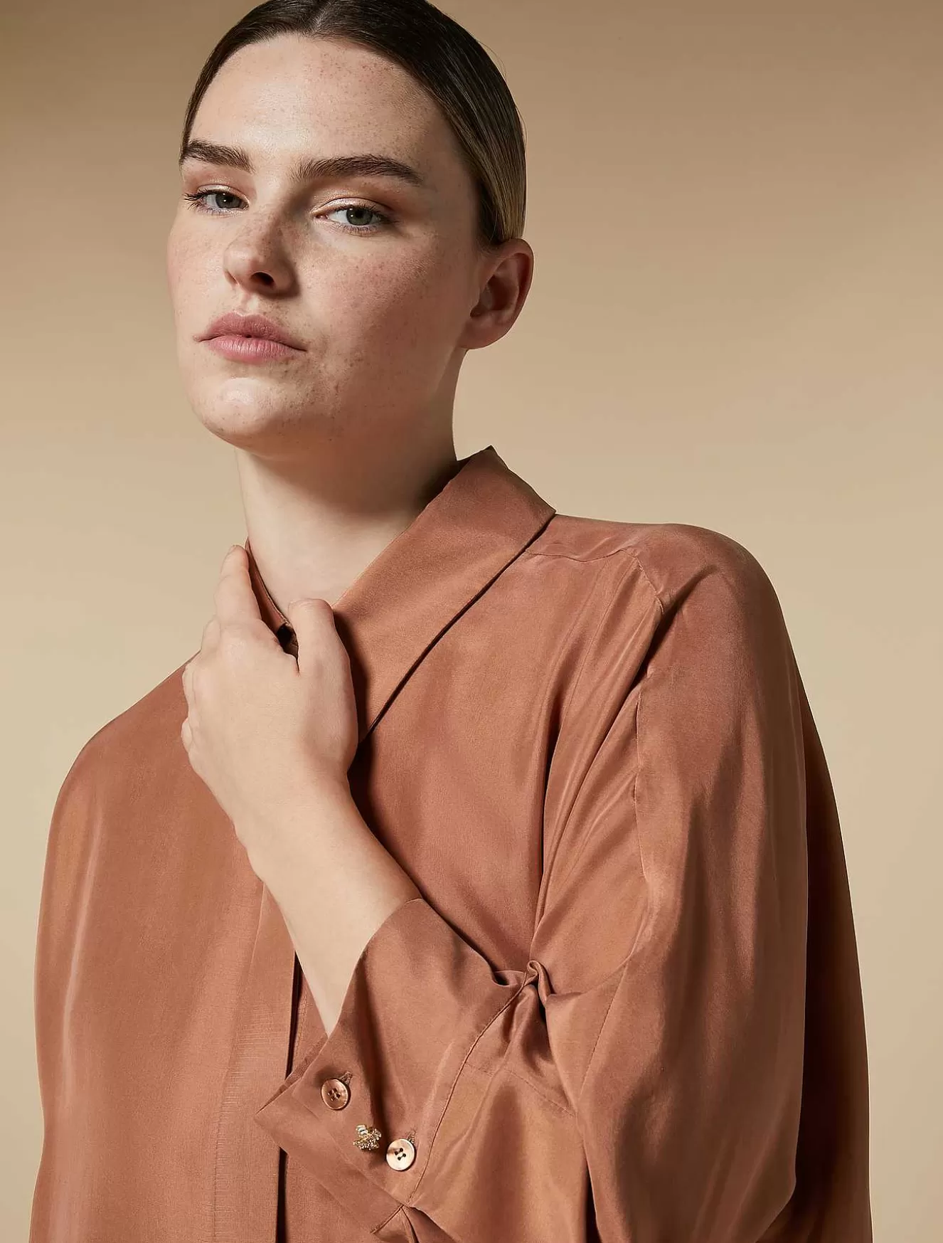 Silk Tunic-Marina Rinaldi Shop