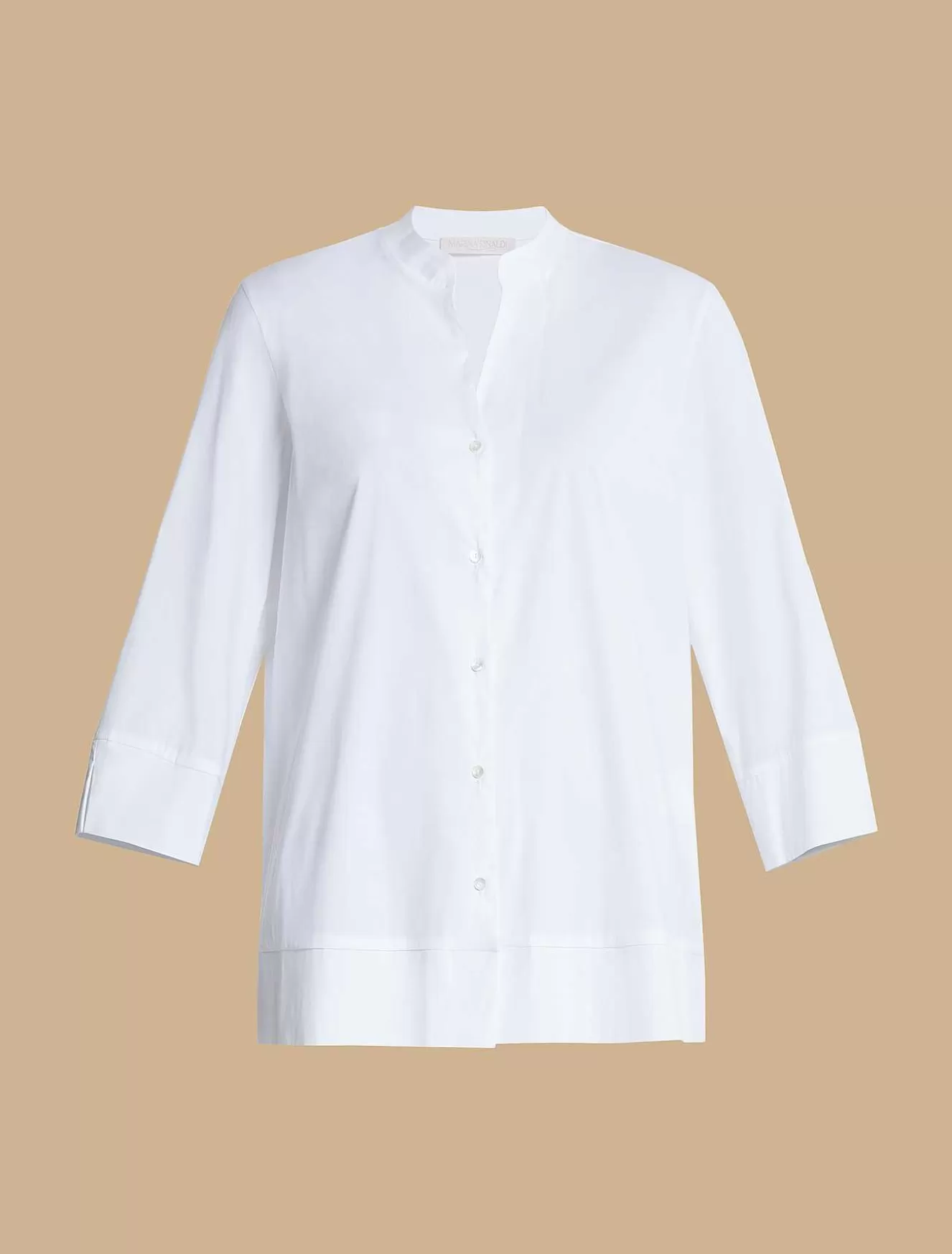 Stretch Poplin Shirt-Marina Rinaldi Sale