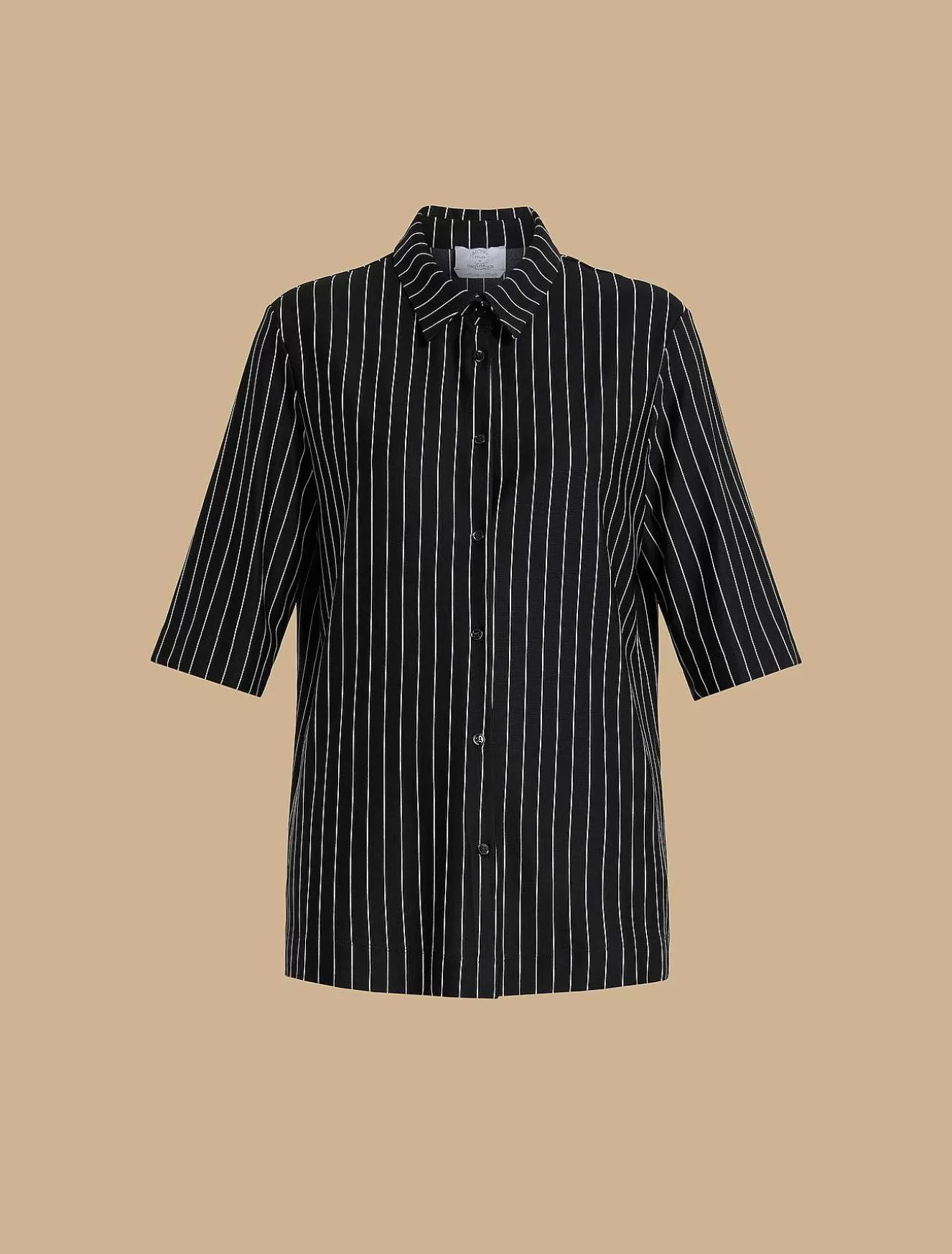 Striped Jersey Shirt-Marina Rinaldi New
