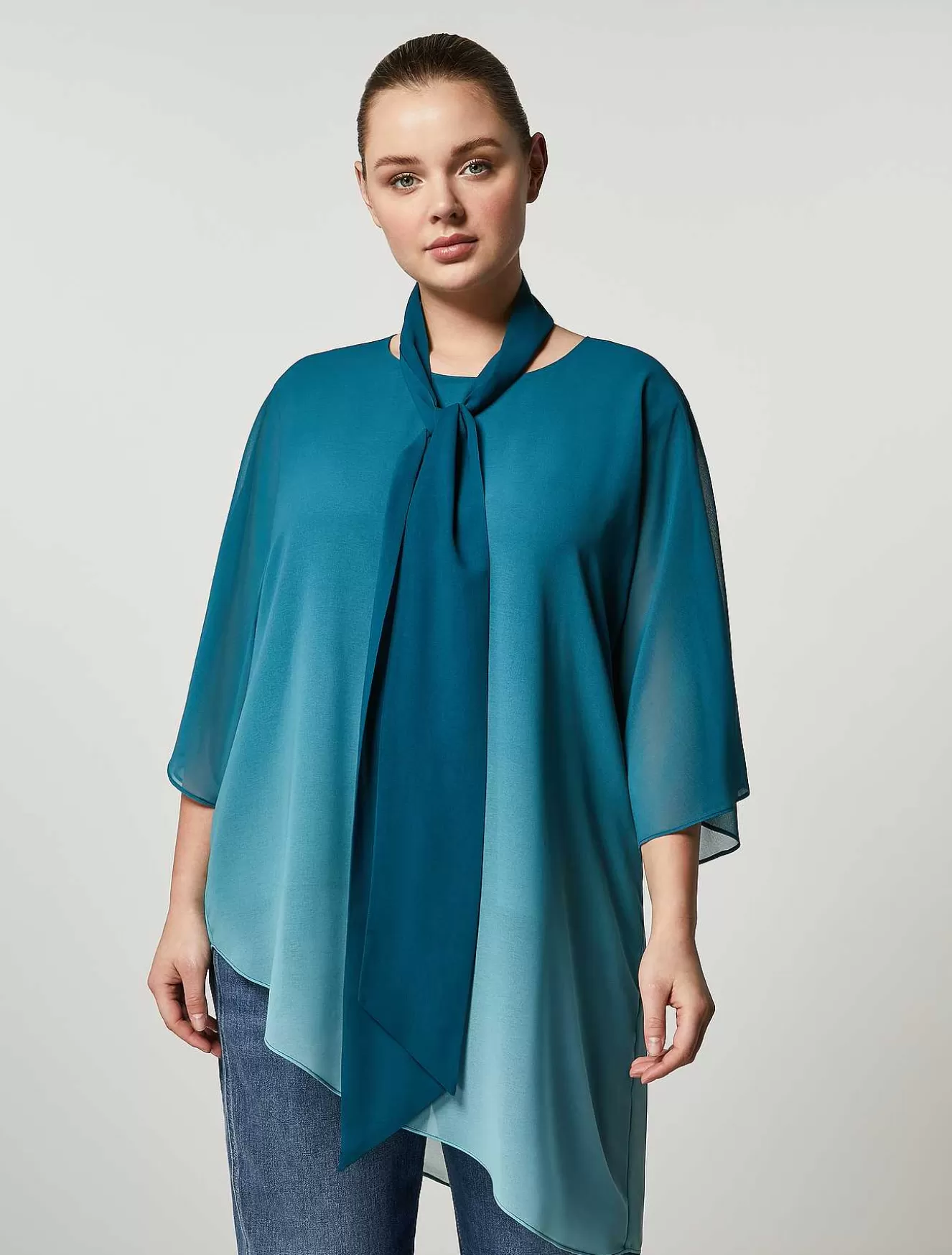 Technical Fabric Blouse-Marina Rinaldi Cheap
