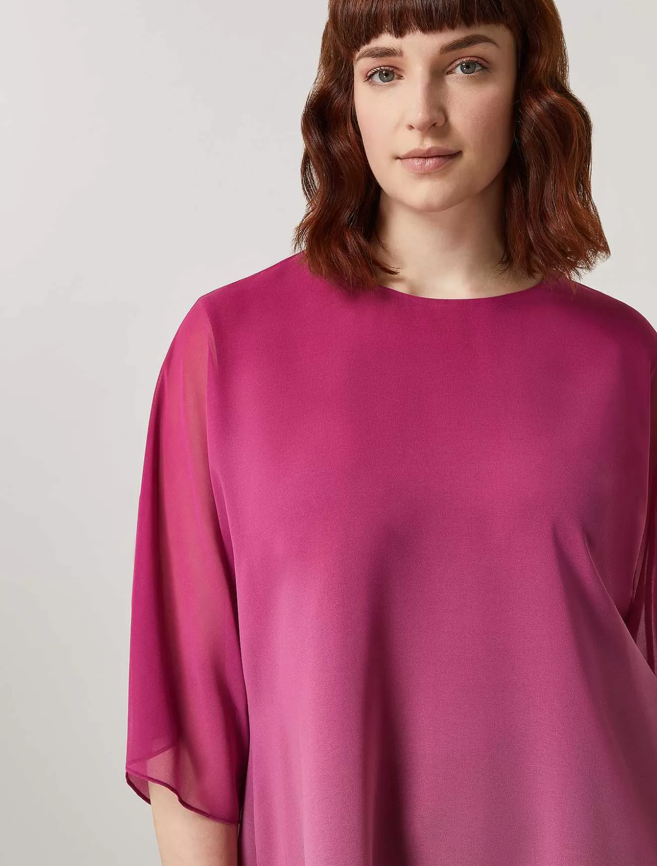 Technical Fabric Blouse-Marina Rinaldi Hot