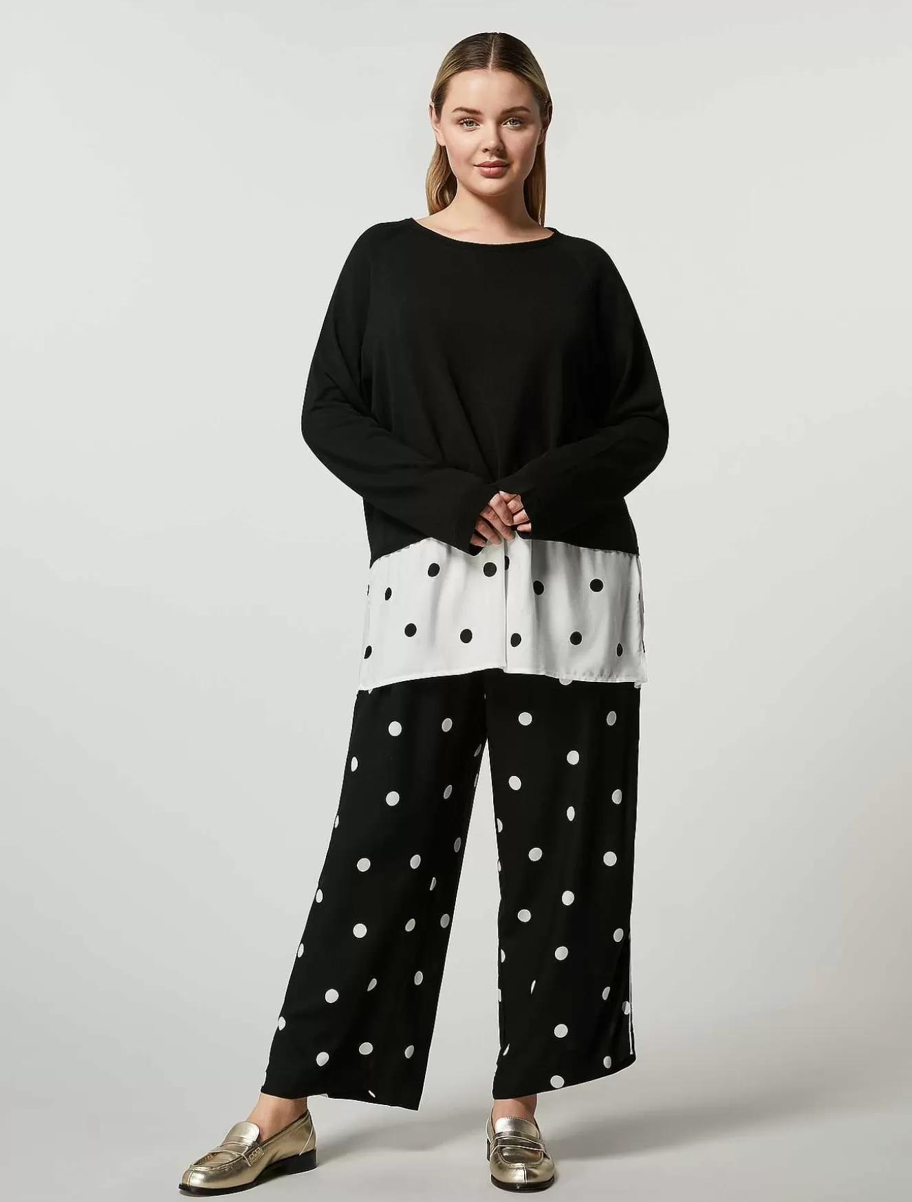 Technical Fabric Trousers-Marina Rinaldi Store