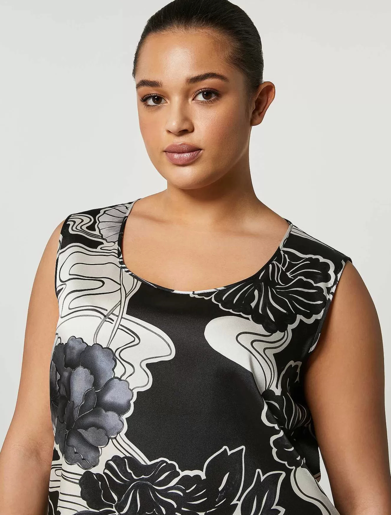 Twill Blouse-Marina Rinaldi Cheap