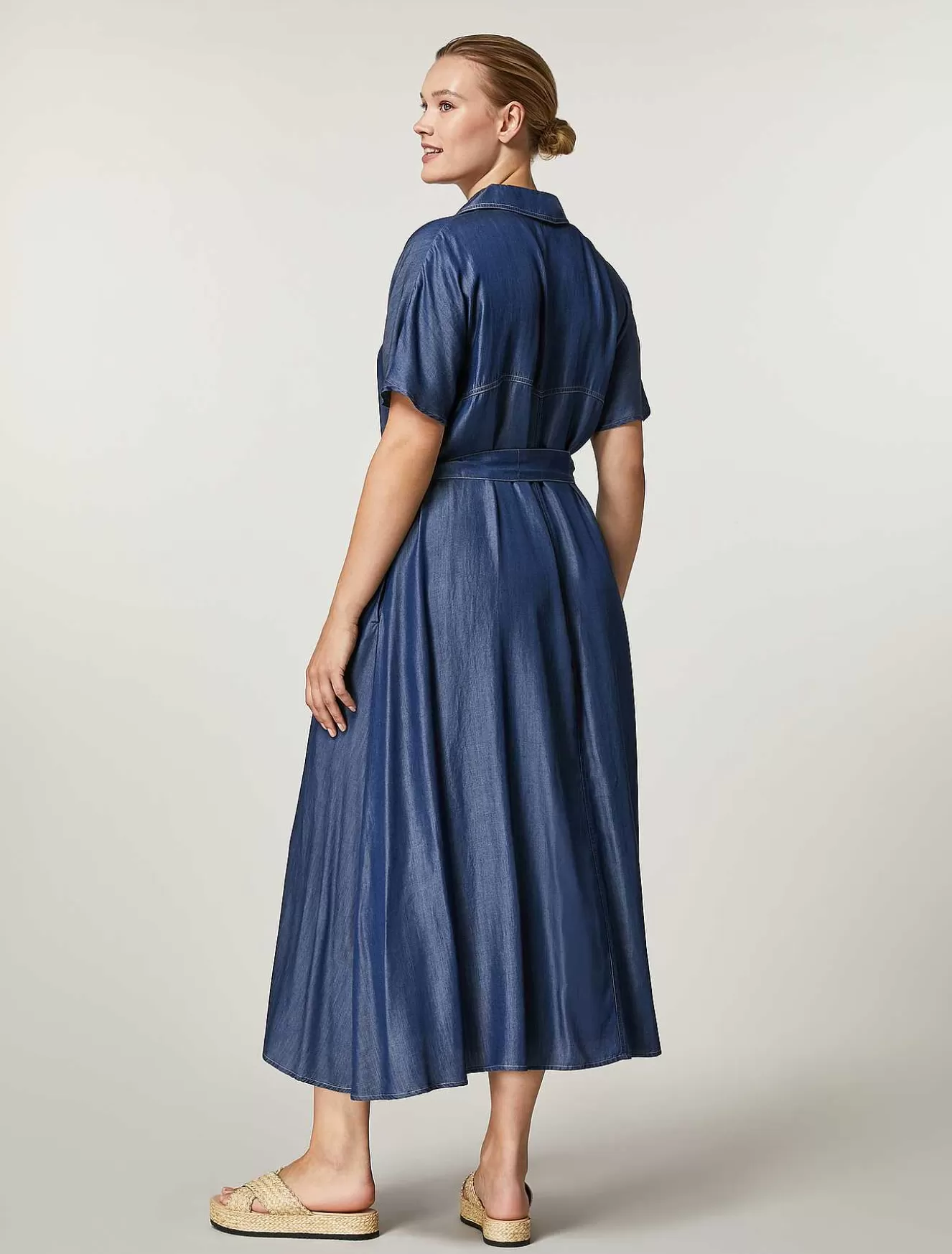 Twill Dress-Marina Rinaldi Online
