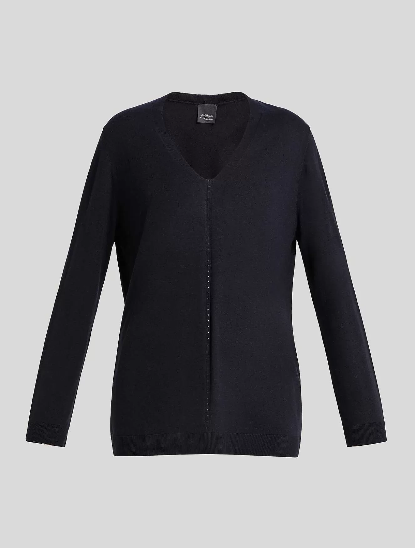 Viscose And Silk Yarn Sweater-Marina Rinaldi Fashion