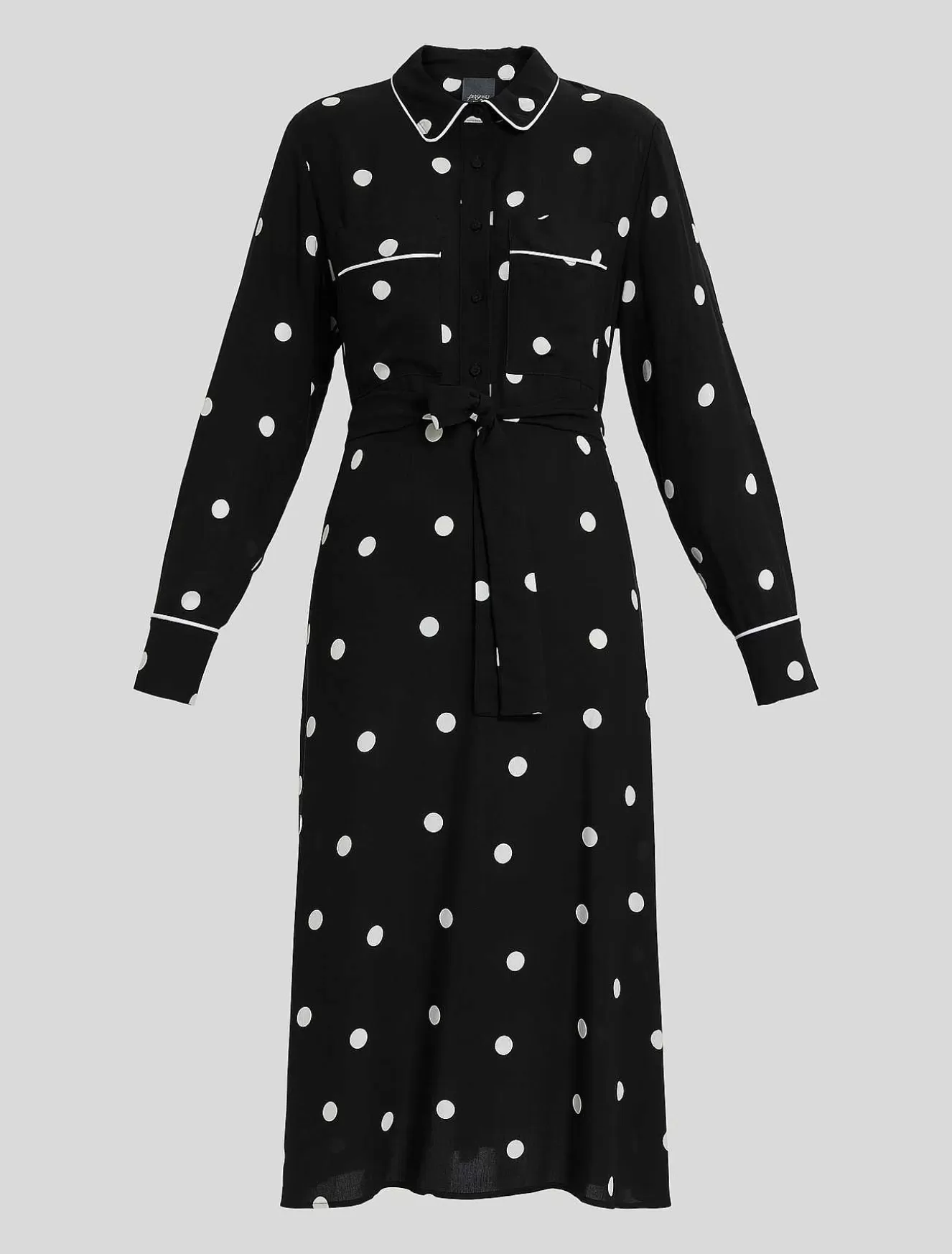 Viscose Canvas Dress-Marina Rinaldi Outlet