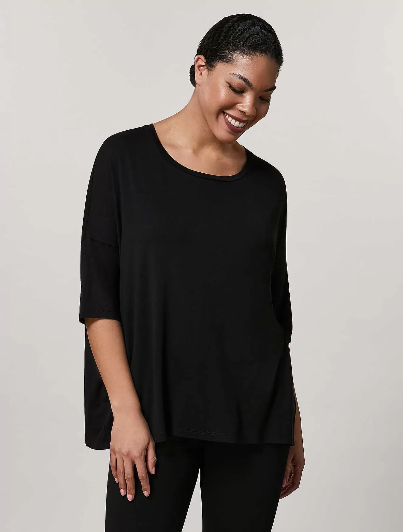 Viscose Jersey T-Shirt-Marina Rinaldi Online