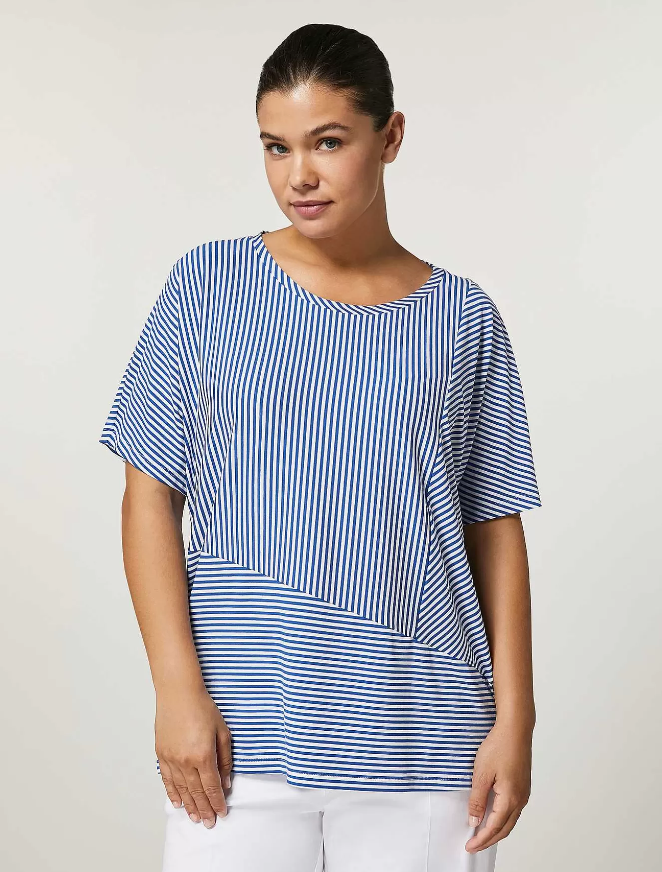 Viscose Jersey T-Shirt-Marina Rinaldi Clearance