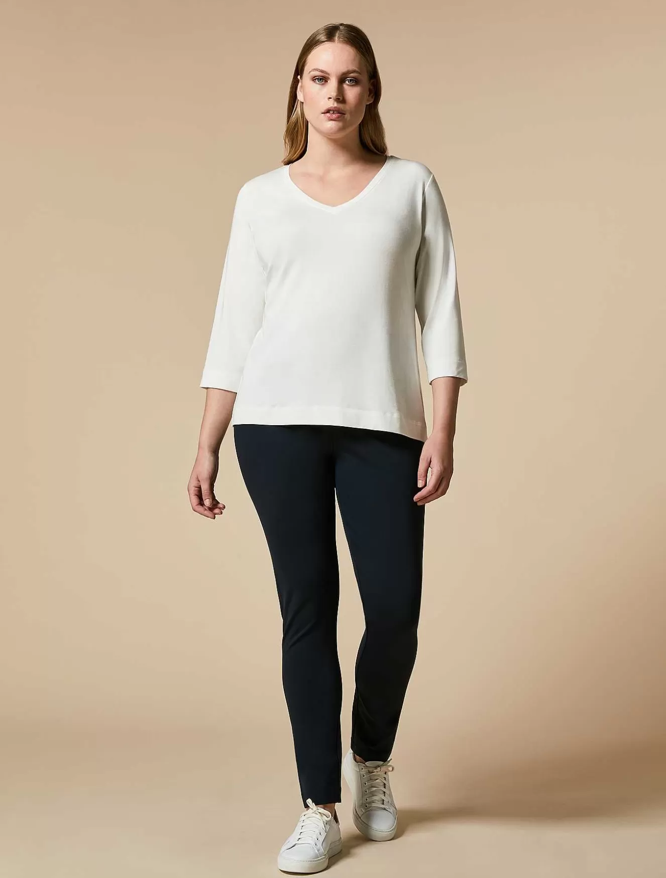 Viscose Jersey T-Shirt-Marina Rinaldi Discount