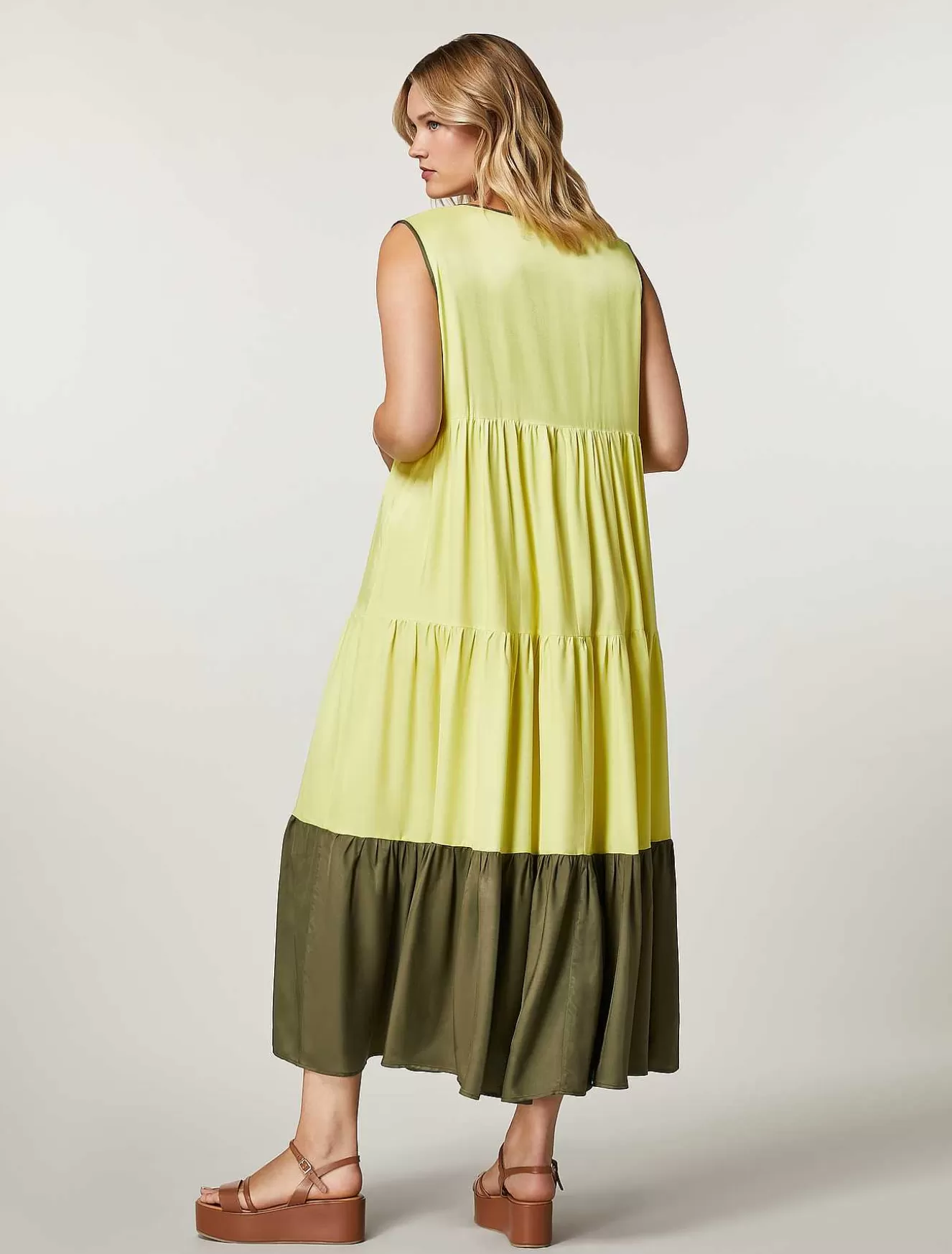 Viscose Twill Dress-Marina Rinaldi Sale